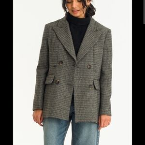 O L I V e blazer check